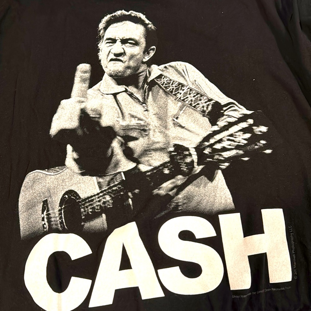 Johnny Cash Jim Marshall clothing Nashville T shirt